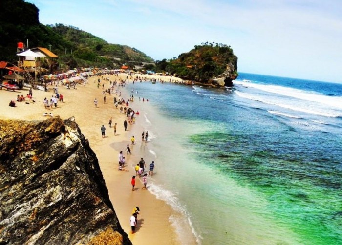 Pantai parangtritis yogyakarta wisata tempat bahari jogja satujam indahnya hati menyejukkan gunungkidul indrayanti dikunjungi wajib kidul gunung reservasiku berwarna hijau