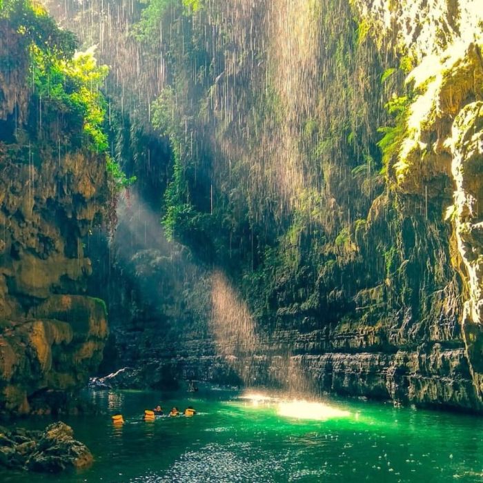 Pangandaran barat keindahan sungai