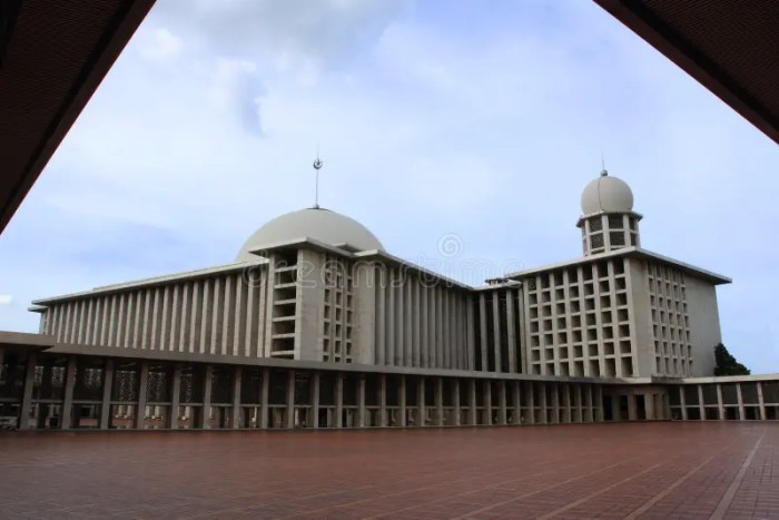Istiqlal masjid mosque jakarta indonesia independence asia alamy southeast